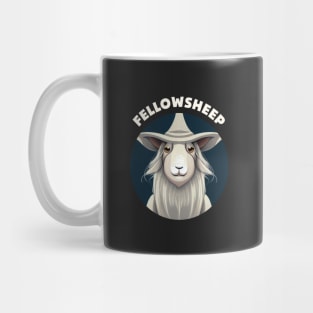 Fellowsheep - Wizard Sheep - Fantasy Funny Mug